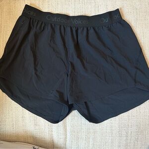 OUTDOOR VOICES - RUNNING SHORTS - BLACK - SIZE M